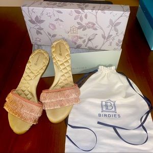 BIRDIES SANDALS DUSTY ROSE PINK The Sparrow Birdies Sandals: DustBag & Box INCLD